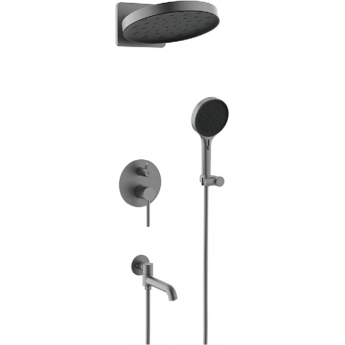 Душевой комплект GAPPO G06-9 G7106-9 оружейная сталь