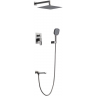 Душевой комплект GAPPO G17-9 оружейная сталь G7117-9