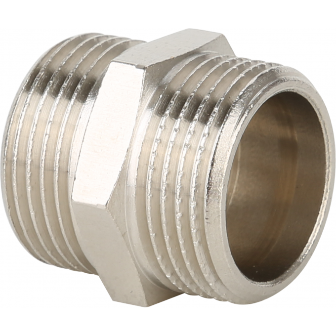 Ниппель резьбовой GAPPO G2204.05 НР 3/4" никель G2204.5