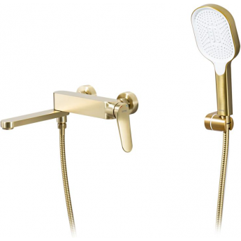 Смеситель для ванны GAPPO G10-3 G3210-3 сатин золотой