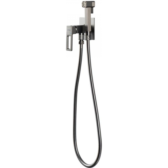 Смеситель с гигиеническим душем GAPPO G17-9 оружейная сталь G7217-19