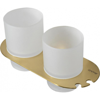 Стаканы для ванной GAPPO G309 G30908-3 сатин золотой