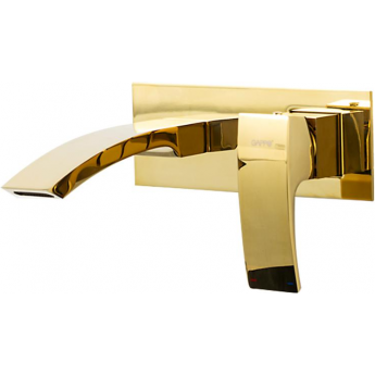 Встраиваемый смеситель для раковины GAPPO G07-3 G1007-23сатин золотой