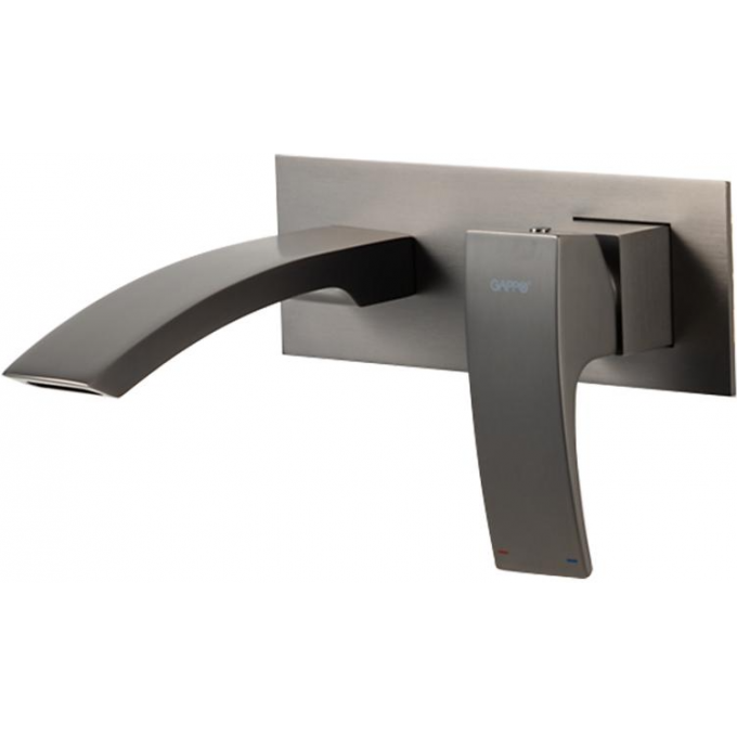 Встраиваемый смеситель для раковины GAPPO G07-9 оружейная сталь G1007-29